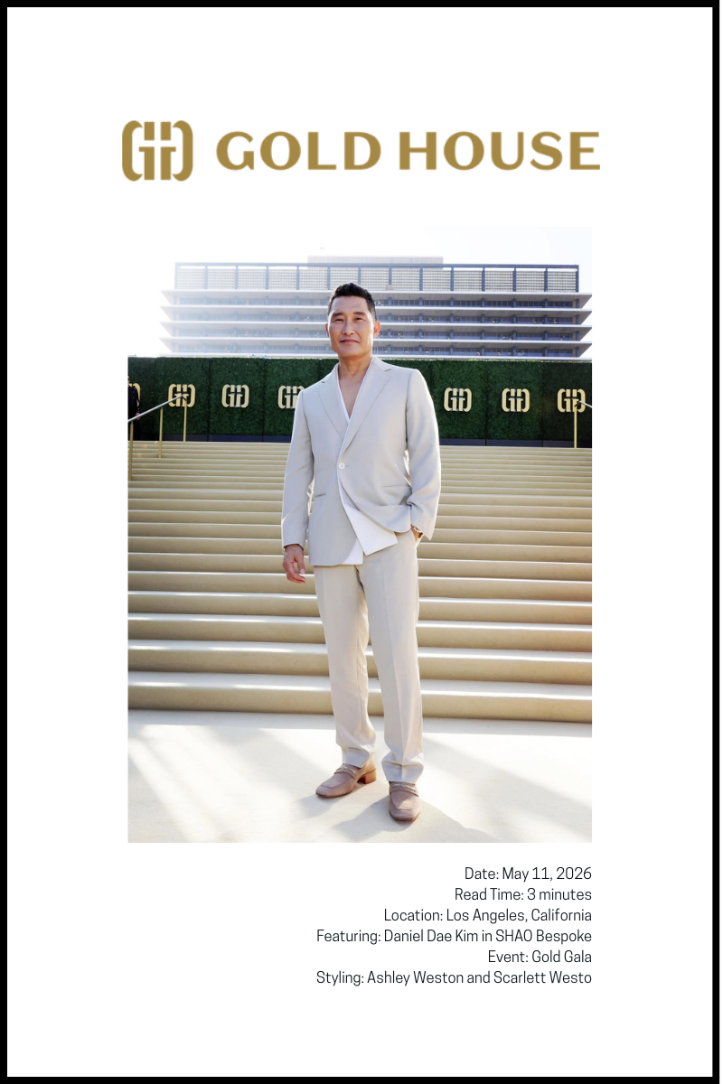 GOLD GALA: DANIEL DAE KIM IN SHAO BESPOKE