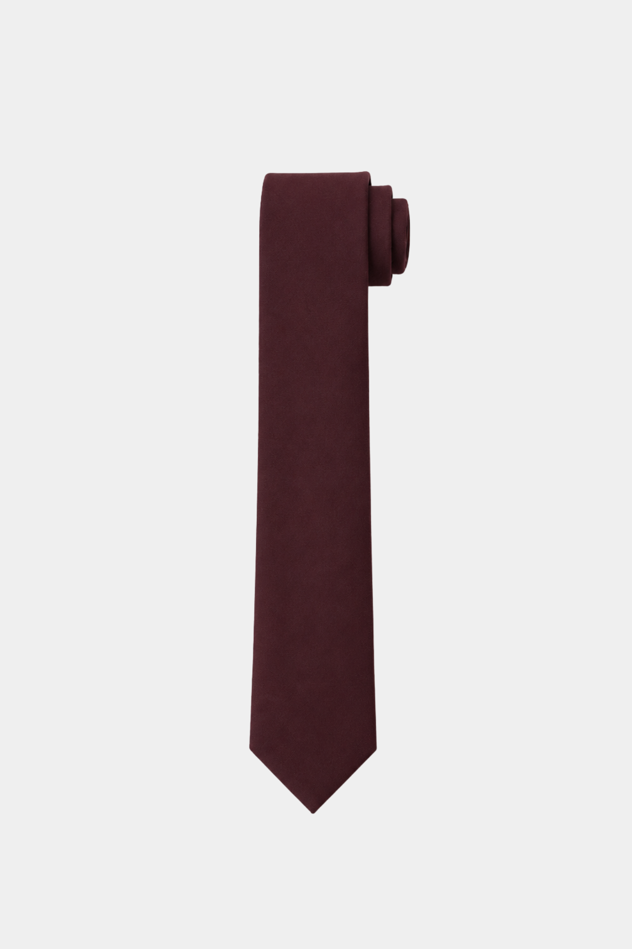 Wool Tie 7.5 cm in deep burgundy featuring a refined matte texture, designed with SHAO New York’s attention to bespoke tailoring and luxury designer fashion.