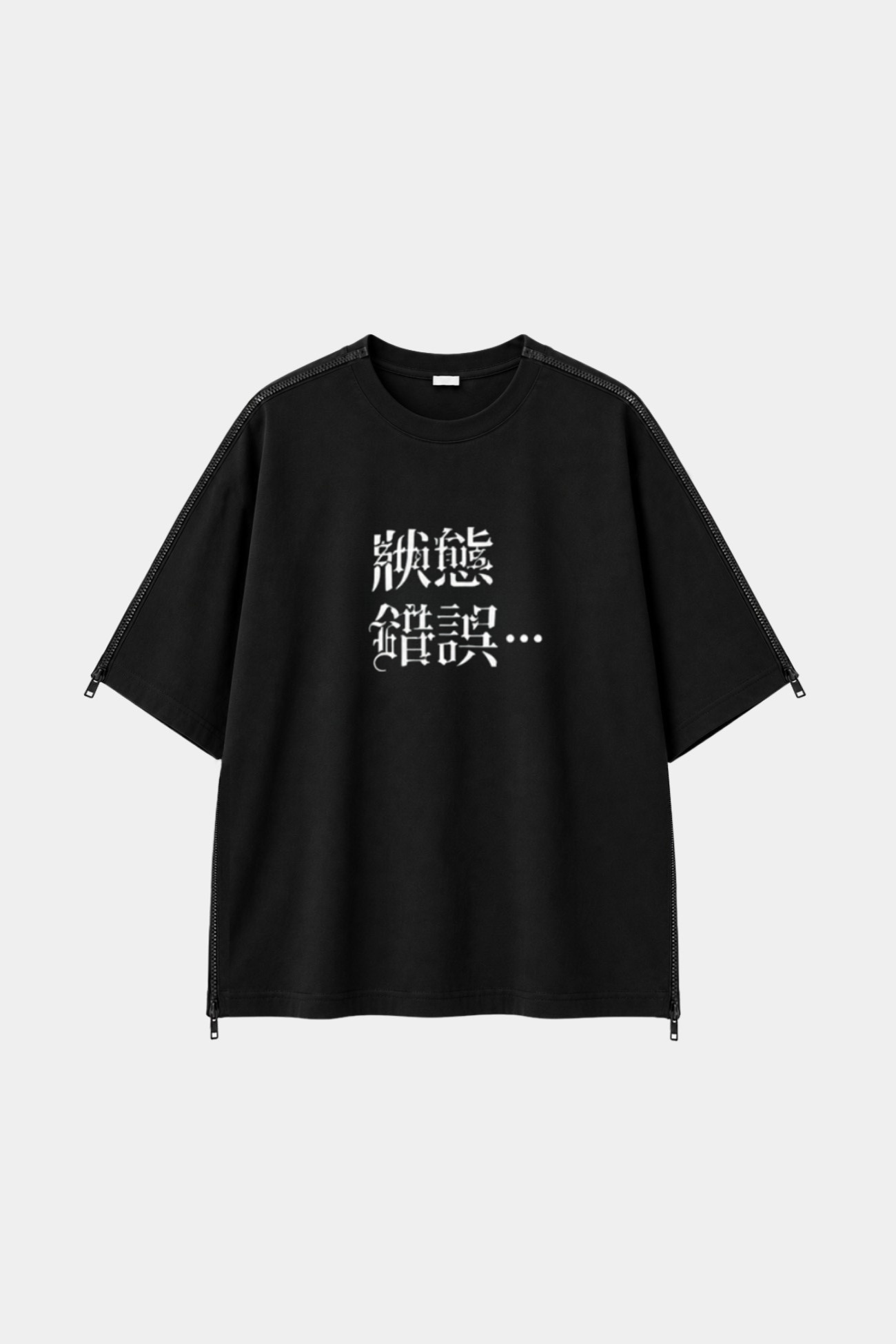 SHAO x CHiNGLiSH WANG Version8 Black graphic T-shirt front