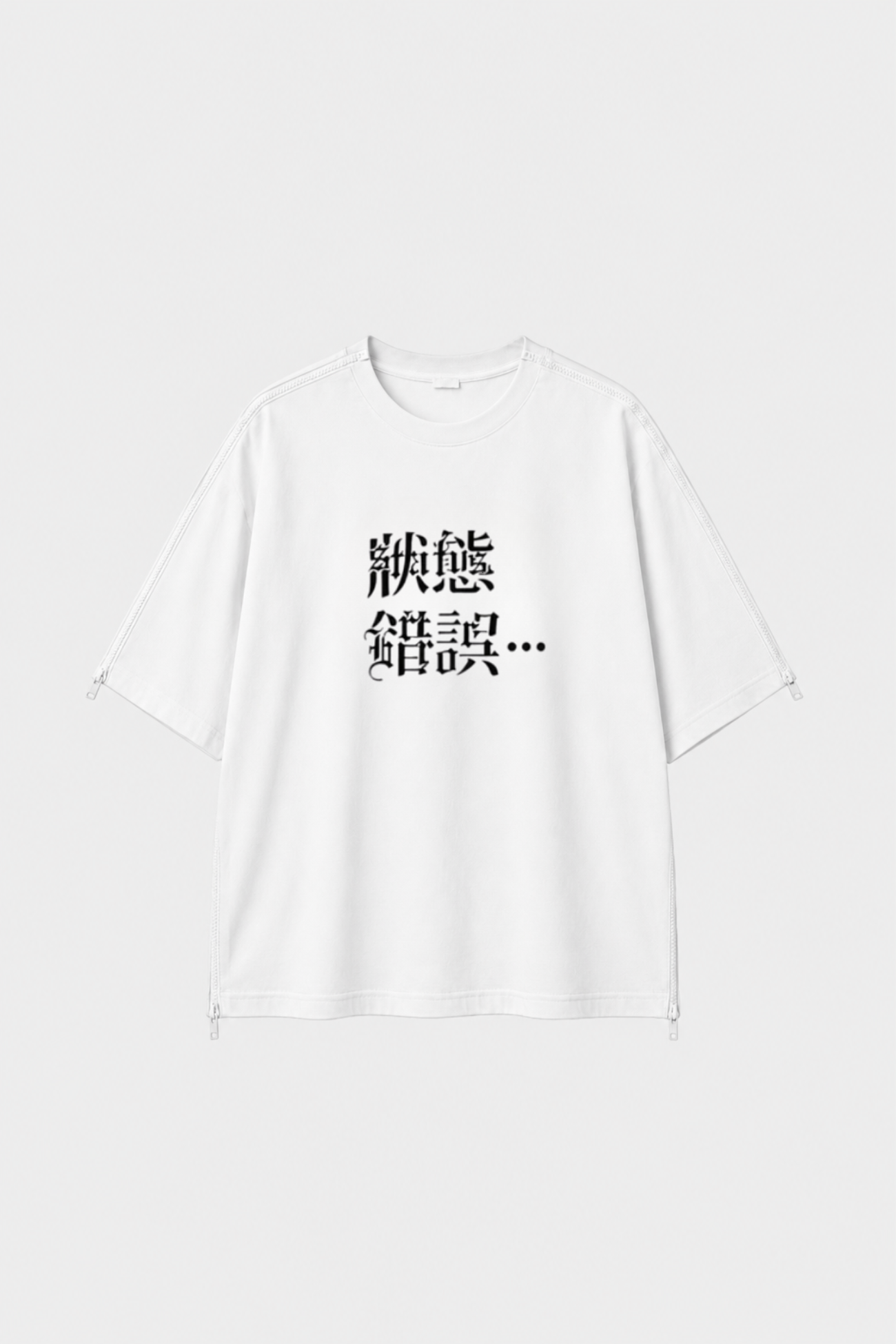 SHAO x CHiNGLiSH WANG Version8 White graphic T-shirt front