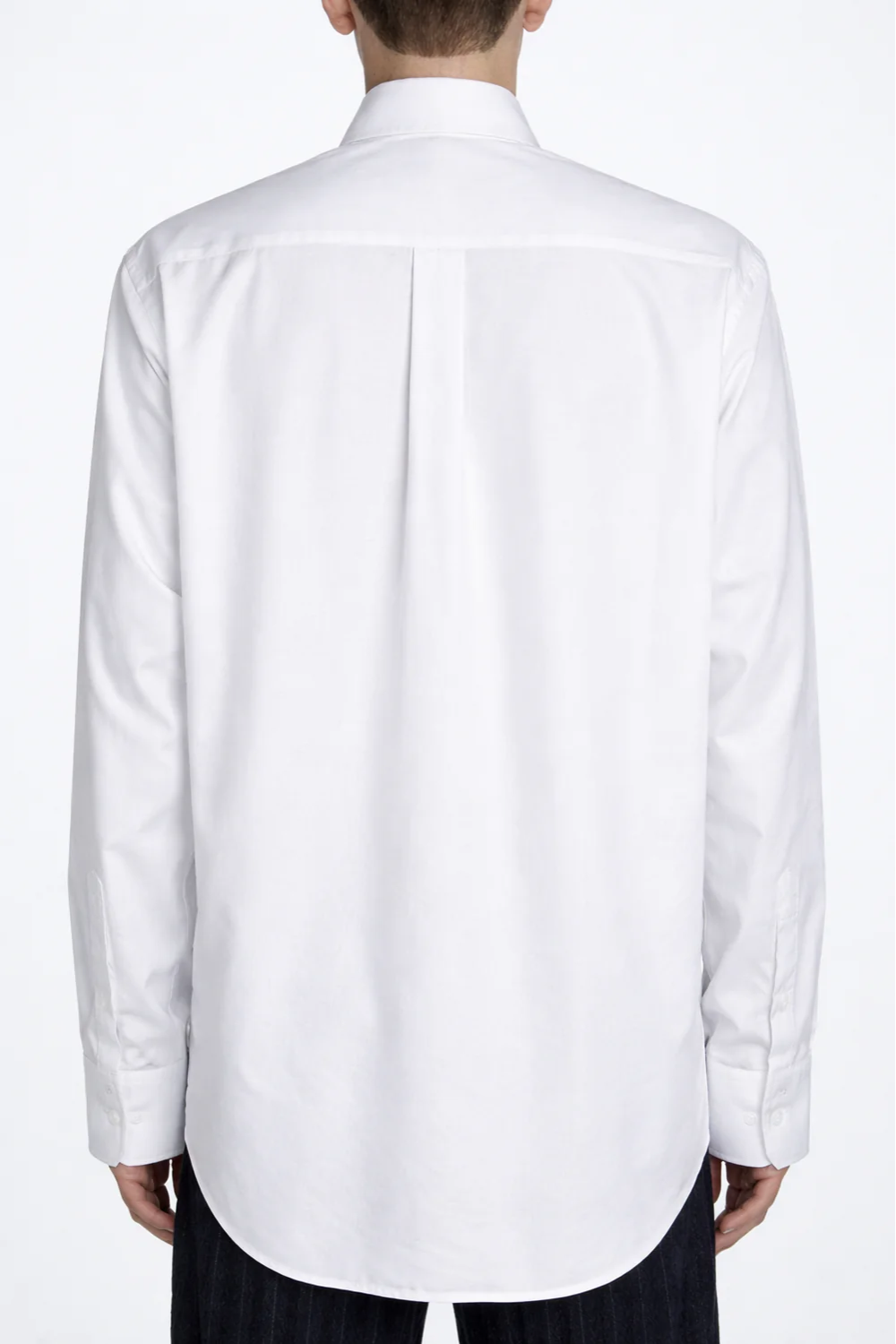 SHAO white cotton Year of the Horse graphic shirt side view