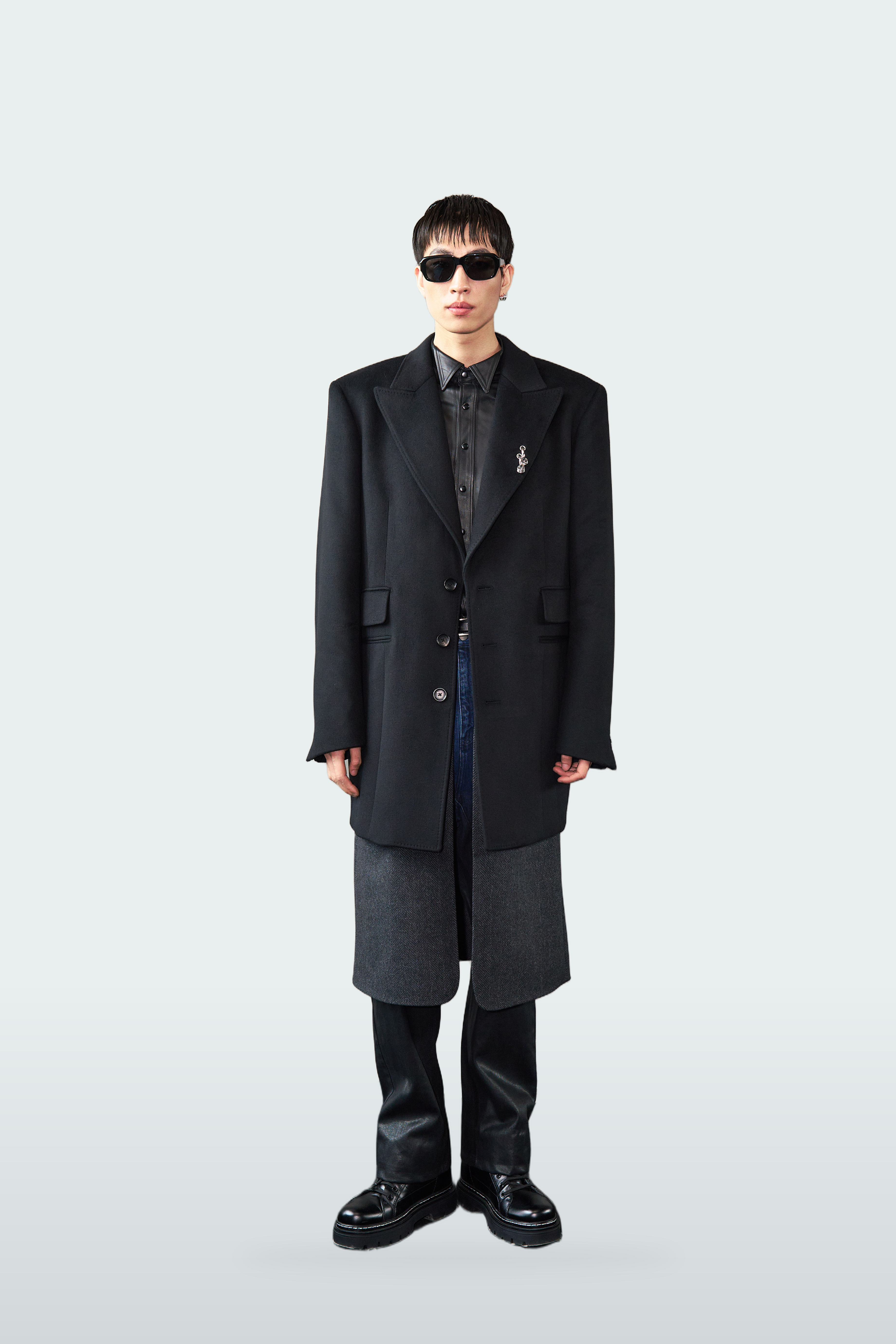 Cashmere Silk Double Layered Coat