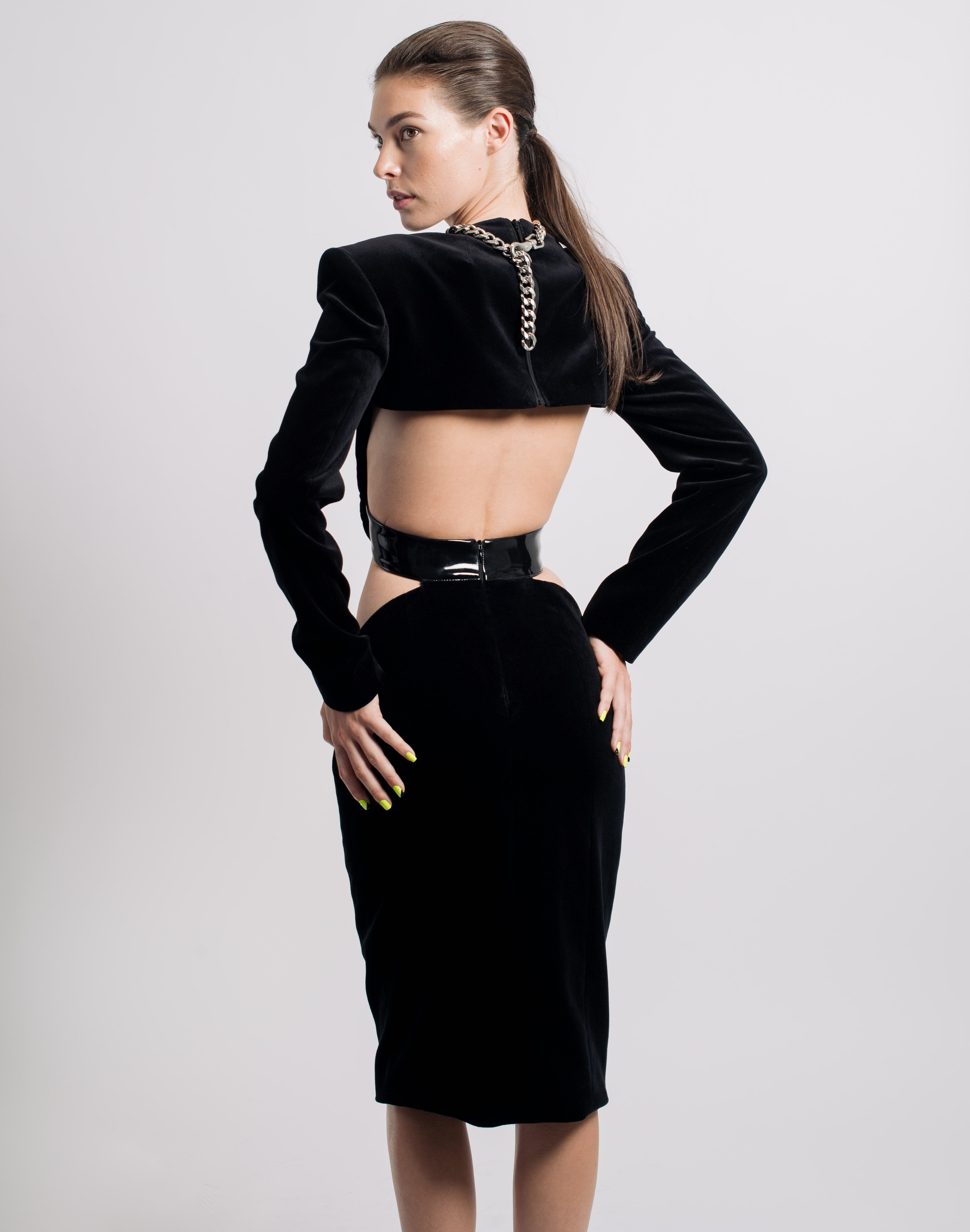 Black Velvet Dress