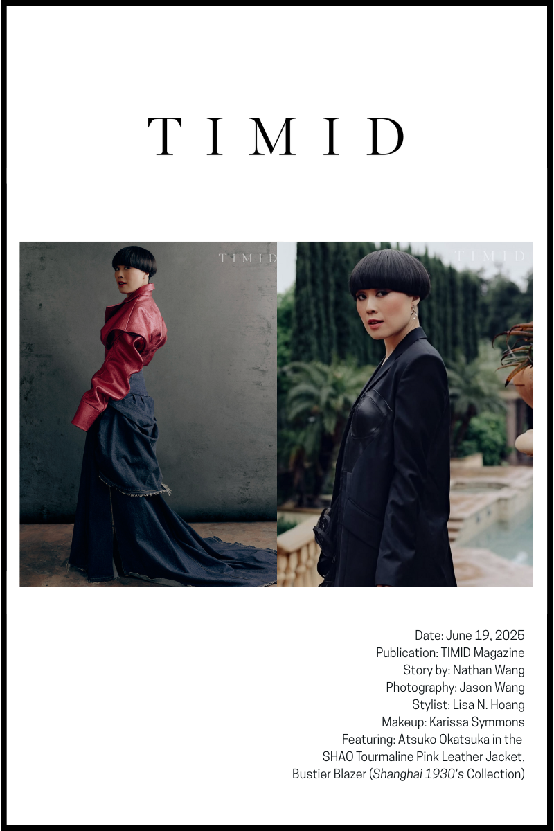 Atsuko Okatsuka - Timid Magazine - Wearing SHAO