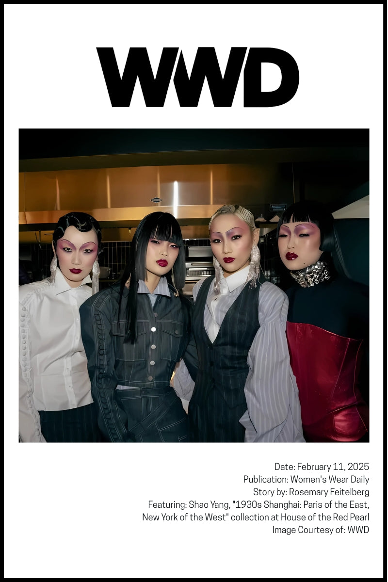 WWD: SHAO NEW YORK'S DESIGNER CASTS AAPI MODELS EXCLUSIVELY FOR RUNWAY SHOW