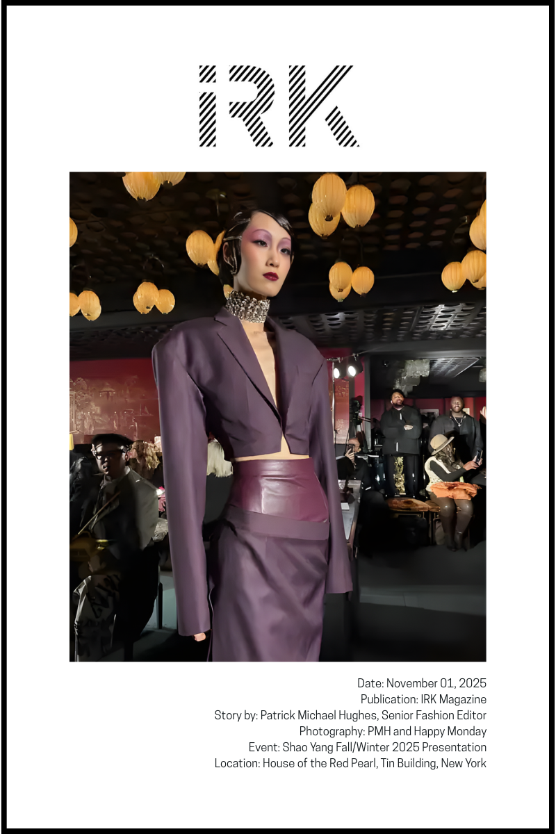 Shao Yang's Fall/Winter 2025 collection 