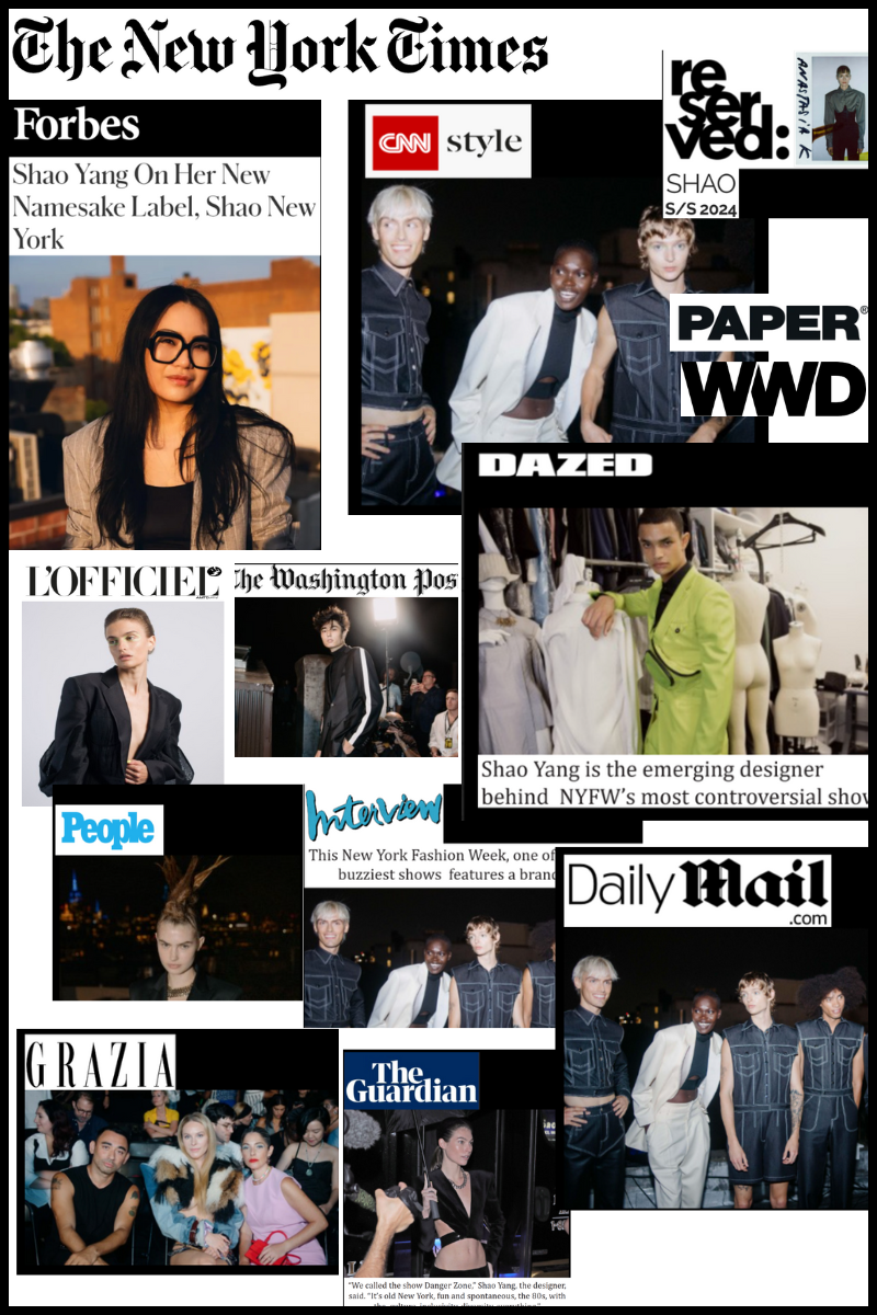 SHAO New York's debut collection Danger Zone