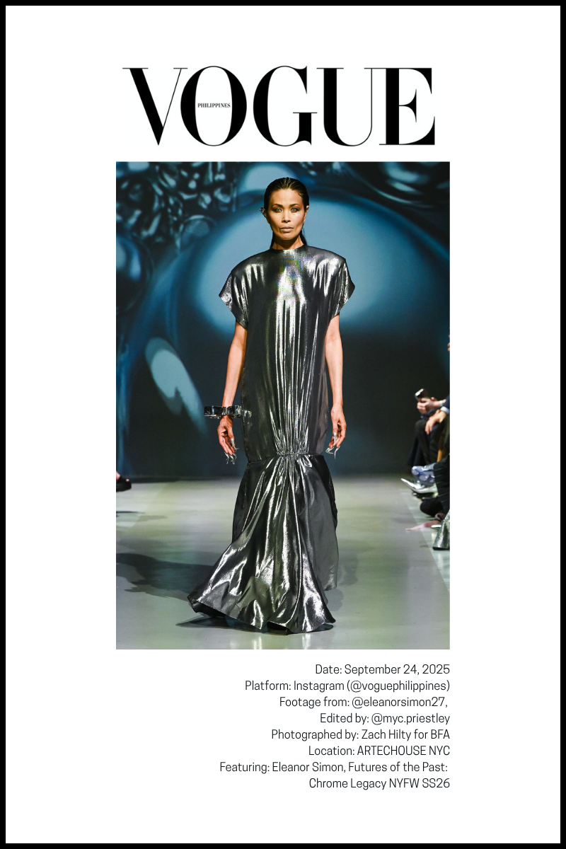Vogue Philippines: Eleanor Simon Returns to NYFW With Pride, Presence, and Purpose