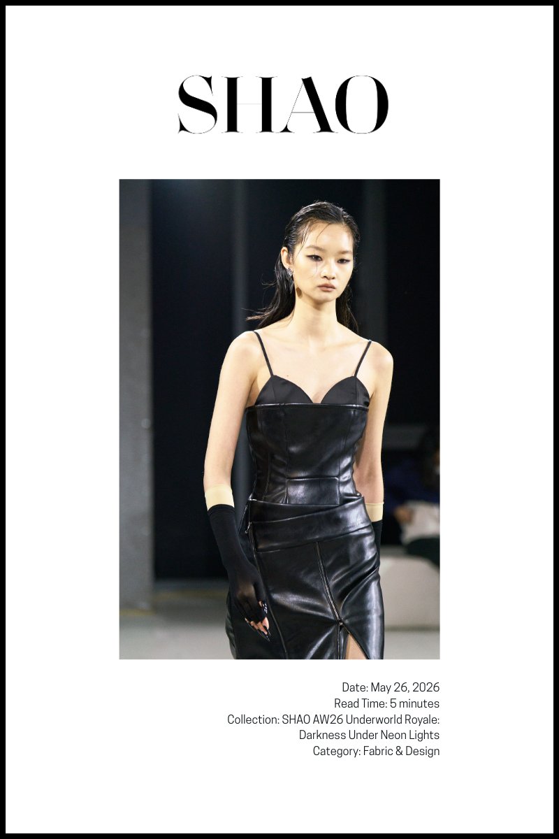 Inside SHAO’s Sustainability Initiative: Vegan Leather, Tailoring, and Material Choice