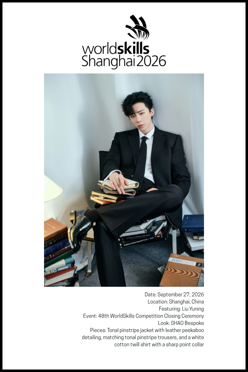 WorldSkills Shanghai 2026: Liu Yuning in SHAO Bespoke