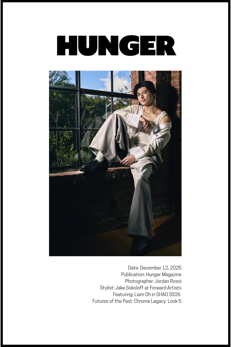 HUNGER MAGAZINE: LIAM OH IN SHAO