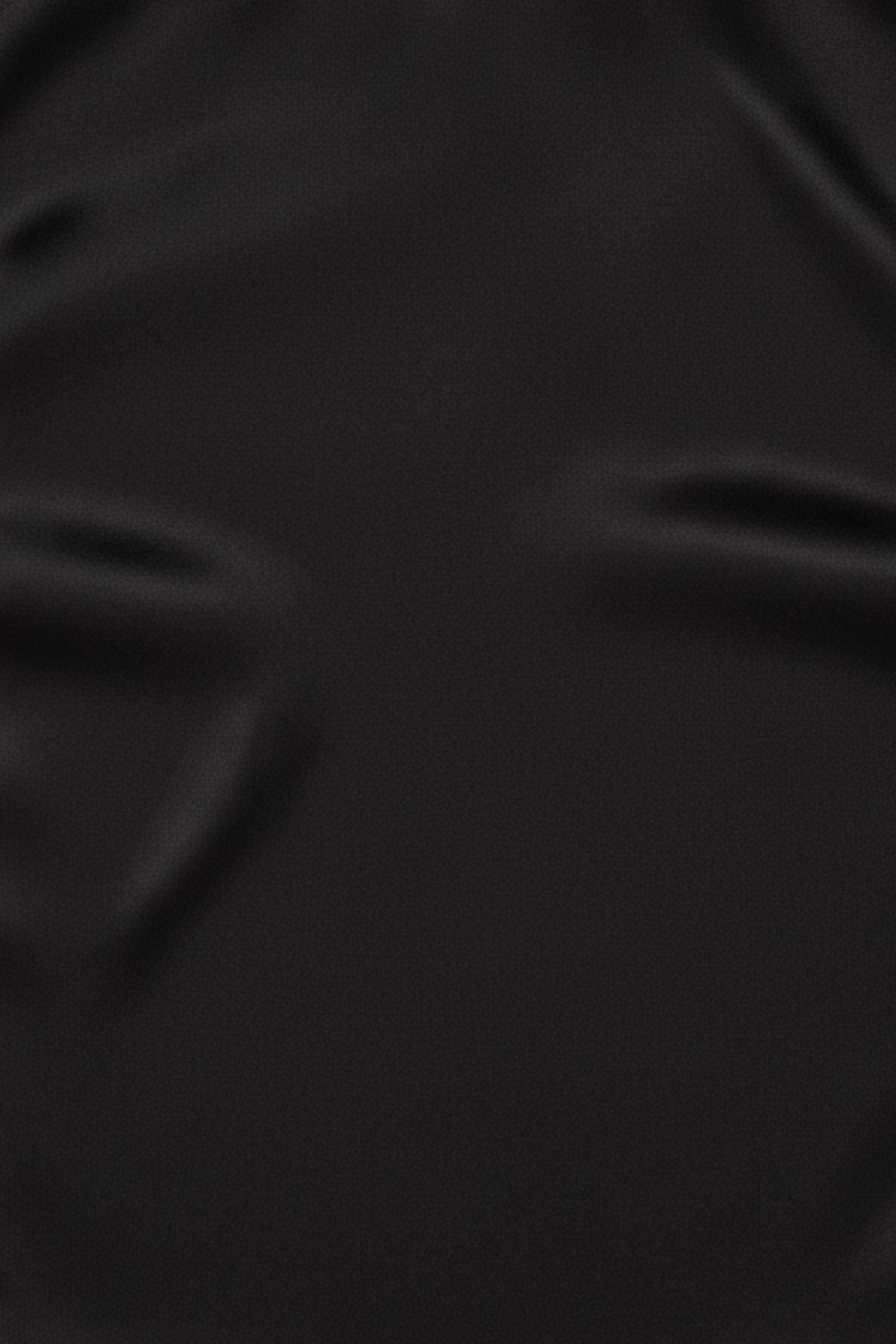 Black viscose satin fabric swatch