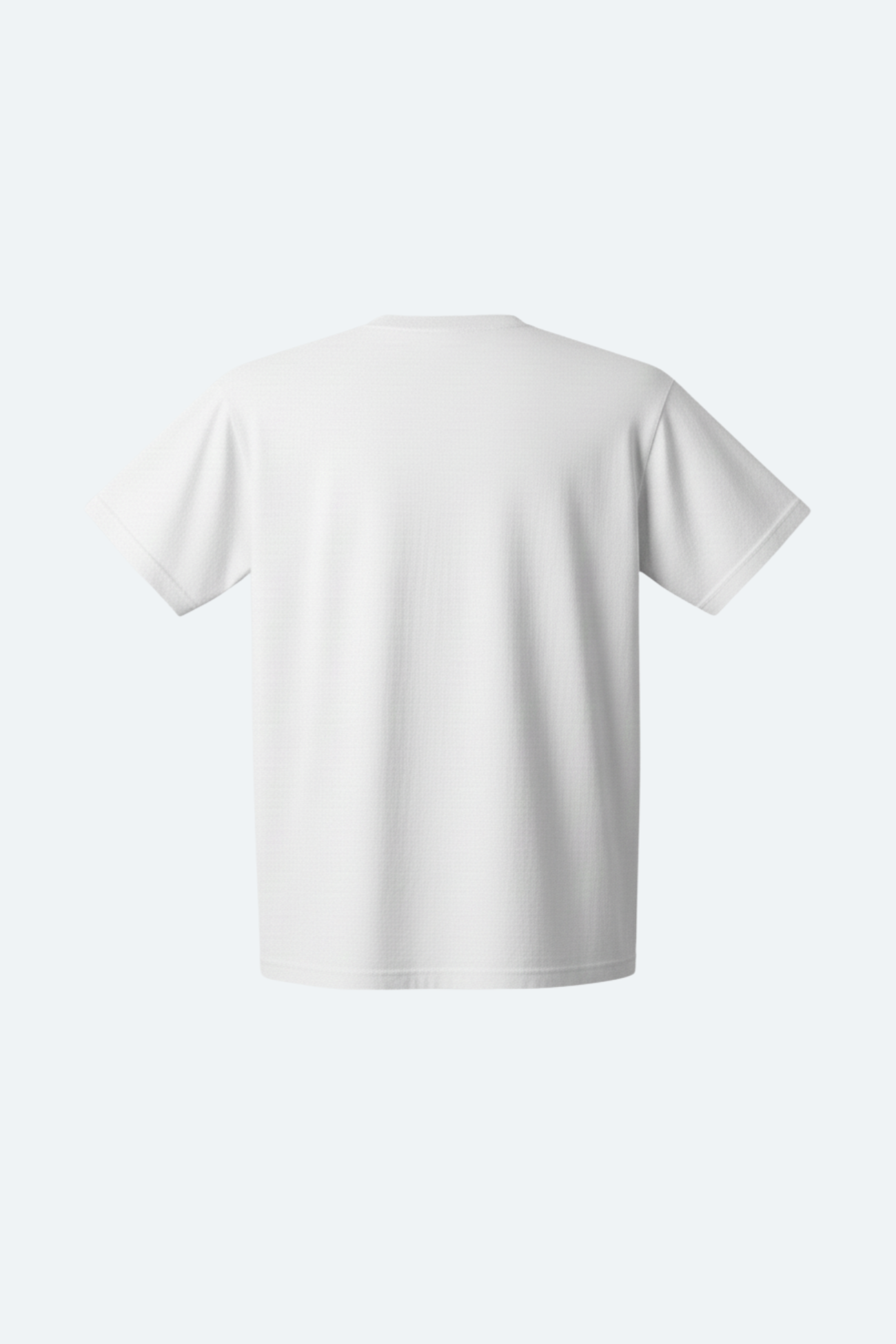 White Double Feature Shanghai graphic T-shirt back view