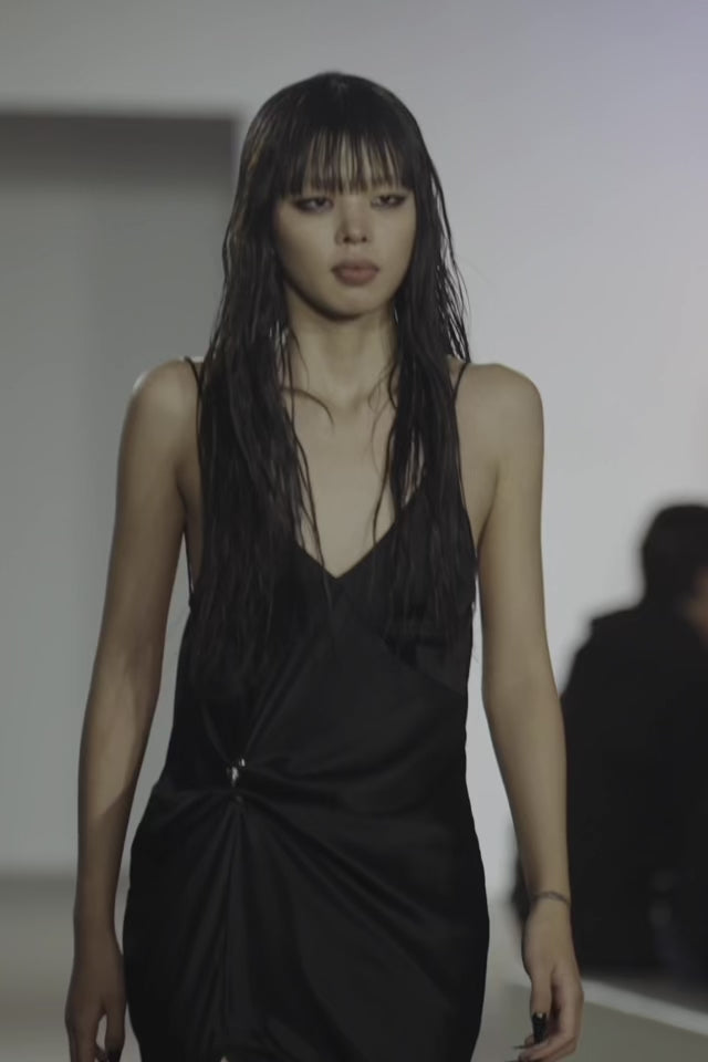 SHAO_Pierced_Cowlback_Slip_Dress